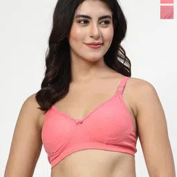 LILY Women Pack of 2 Full Coverage T Shirt Bra-picture-22