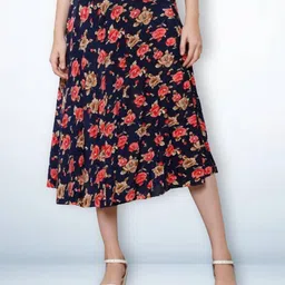Jinfo Flower Printed Skirt With Inner Short-image-67