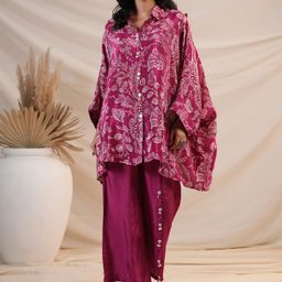 JISORA Printed Russian Silk Co-ord-image-53