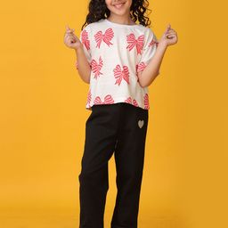 Anthrilo Girls Printed T-shirt-image-80
