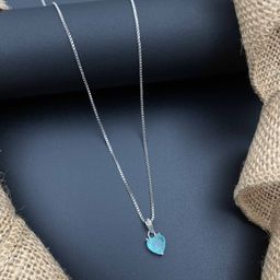 Boghra Sales Silver-Plated German Silver American Diamond Necklace-image-64