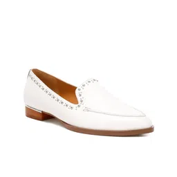 RAG & CO Women Leather Loafers-image-69