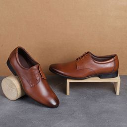 J.FONTINI Men Leather Formal Derbys-image-16