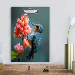 flower & Bird Digital reprint examination pad school collage Size 14x10 inch-image-10