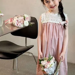 StyleCast x Revolte Girl Round Neck Sleeveless A-Line Dress-image-76
