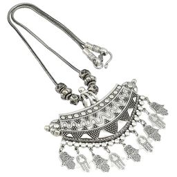 HIGH TRENDZ Silver-Plated Handcrafted Necklace-image-30