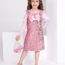 Peppermint Girl Embellished A-Line Dress-image-82