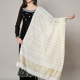 MUFFLY Ethnic Motifs Printed Dupatta-4