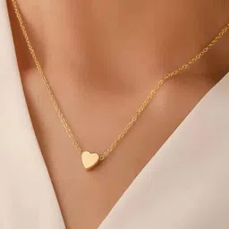 Airtick Heart Shaped Pendants with Chains-41
