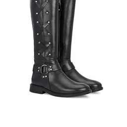 AfroJack Women Casual Flatform-Heeled Regular Boots-picture-11