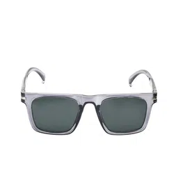 HASHTAG EYEWEAR Unisex Square Sunglasses with Polarised Lens TT Polarized-30001-GRY-G15-1804 image 4