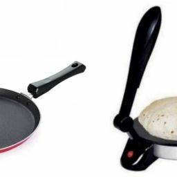 ® Combo Pack Of Dosa Tawa AAA Quality 1 years warranty Model RT Roti and Khakra Maker-image-37