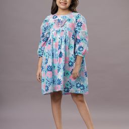 TeenTrums Floral Print Fit & Flare Dress-image-49