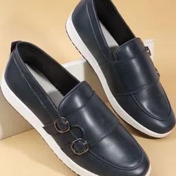 HERE&NOW Men Synthetic Monks With Buckle-picture-22