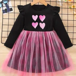 TIOR Kids-Girls Pink Dresses-picture-12