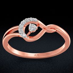 Joyalukkas 18KT Stone Studded Finger Ring Diamond-image-11