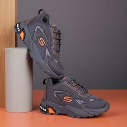 Crazyly Boys Lace-Ups Round Toe Running Shoes-picture-22