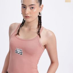 SZN Pack Of 2 Graphic Printed Bamboo Sleeveless Tank Crop Tops-image-50