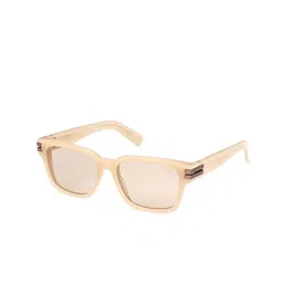 Ermenegildo Zegna Men Brown Lens & Brown Square Sunglasses-picture-4