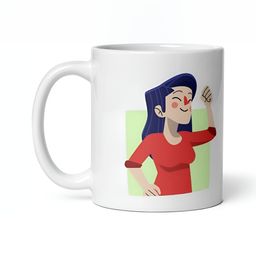 Mr UVD Multi-Coloured Ceramic Cup-image-97