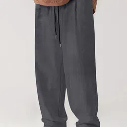 StyleCast x Revolte Men Textured Easy Wash Trousers-image-95
