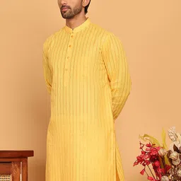 Jompers Men Striped Kurta-image-55