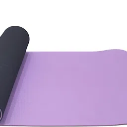 Vyana_TPE Yoga Mat + Strap |Superior grip| Anti Skid | TPE material Purple, Black 6 mm Yoga Mat-image-94