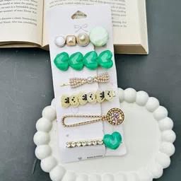 Radhya Accessories Women Embellished 6 Hair Clips Combo Card-image-98