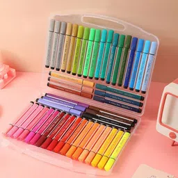Tinker Squad White & Blue 48 Pieces Washable Sketch Markers Pencil Stationery-96