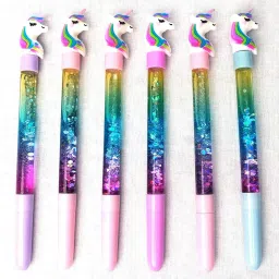 Unicorn Stationary Collection of Gel,Water Pen for Girls,Boys Kids (Pack of 6)-27