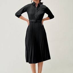 Raiyani Enterprise Women Applique Fit & Flare Midi Dress-picture-38