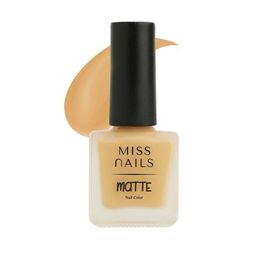 MISS NAILS Matte Collection Nail Polish - 8ml - Coffee Shot-image-8