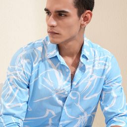 KETCH Men Opaque Printed Casual Shirt-image-42