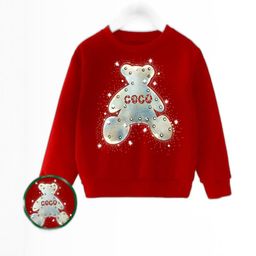 Joggers Park Kids-Unisex Red Cotton Sweatshirts-image-98