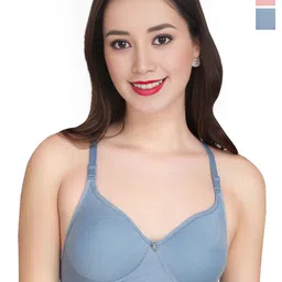 Liigne Pack Of 2 Full Coverage T-shirt Bra-3