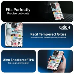 QRIOH Typography Printed iPhone XR Back Case Mobile Accessories image 2
