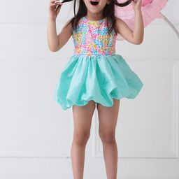 Foreverkidz Soft Waves Bubbly Joy Frock-image-51