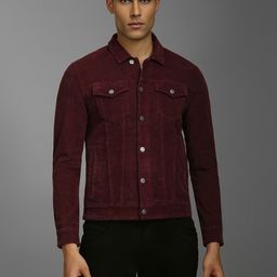 Louis Philippe Jeans Men Solid Pure Cotton Denim Jacket-21