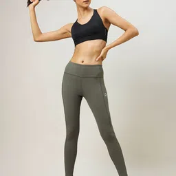 Technosport Women Slim-Fit Rapid-Dry Sports Tights-image-3