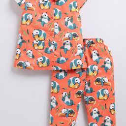NAUTI KIDZ Girls Printed Night suit-image-52
