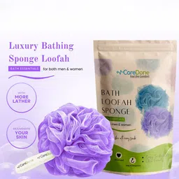 CareDone Soft & Large Round Bath Loofah-31