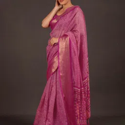 KALINI Printed Zari Saree-image-50