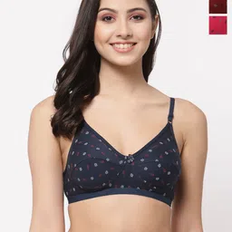 Docare Floral Printed Full Coverage Cotton Bra-picture-16