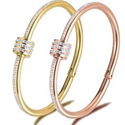 DressBerry Women 2 American Diamond Antique Gold-Plated Bangle-Style Bracelet-image-32
