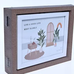Cortina Brown 1 Pieces MDF Table Photo Frames-9