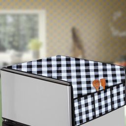The Furnishing Tree White Plastic Refrigerator Cover-image-100