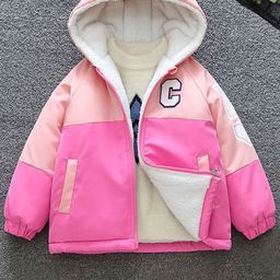 INCLUD Girls Colourblocked Open Front Jacket-picture-8