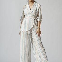 Risate Striped Coat & Trousers Co-Ords-image-27