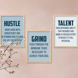 walllane Motivational Wall Art With Frame Home Decor Wall Painting For Living Room Office Bedroom-picture-46