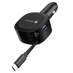 Car Power Flexo Retractable Cable & Voltage Display-image-48